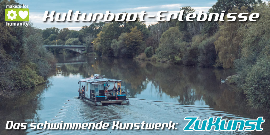 Kulturboot auf Fahrt