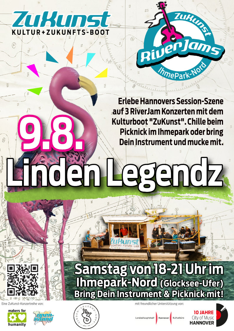 RiverJam9.8.LindenLegendz RiverJam-Werbung