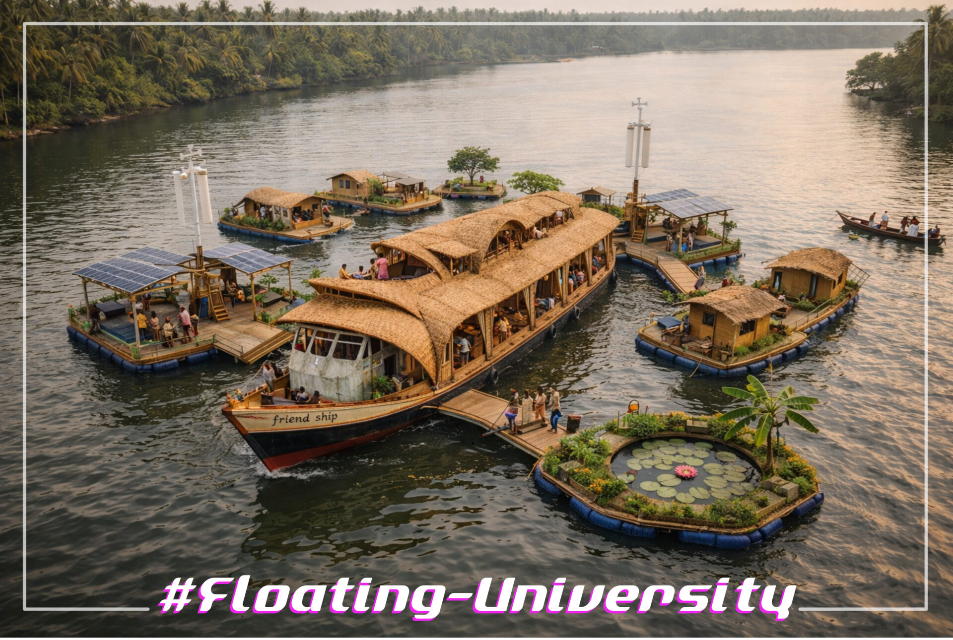 floating university (AI-rendering)